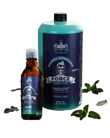Shampoo Force Menthol - Garden for Men — imagem 1