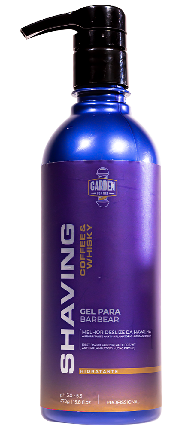 Shaving Gel Coffe & Whisky - Garden for Men — imagem 1
